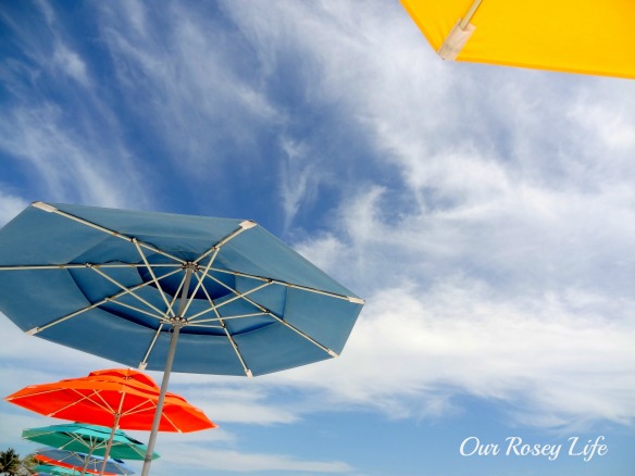 Cruise Beach Umbrella Sky