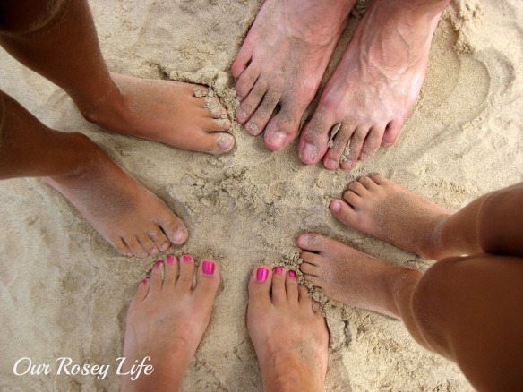 Our Beach Feet